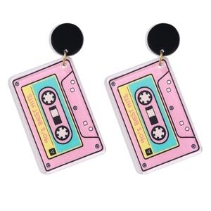 𝅺Fun 90’s Cassette Earrings